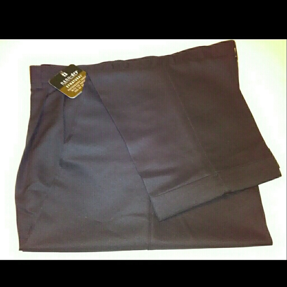 Mens SAVANE Silkworks Black Dress Pants